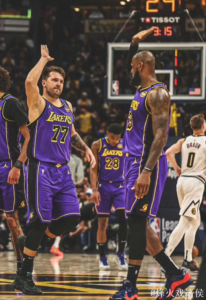 湖人115-107逆转掘金 东契奇38+13+10詹姆斯准三双