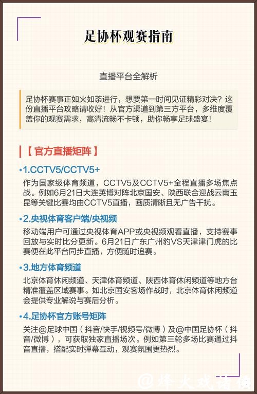 2026世界杯比赛直播平台推荐与观赛指南